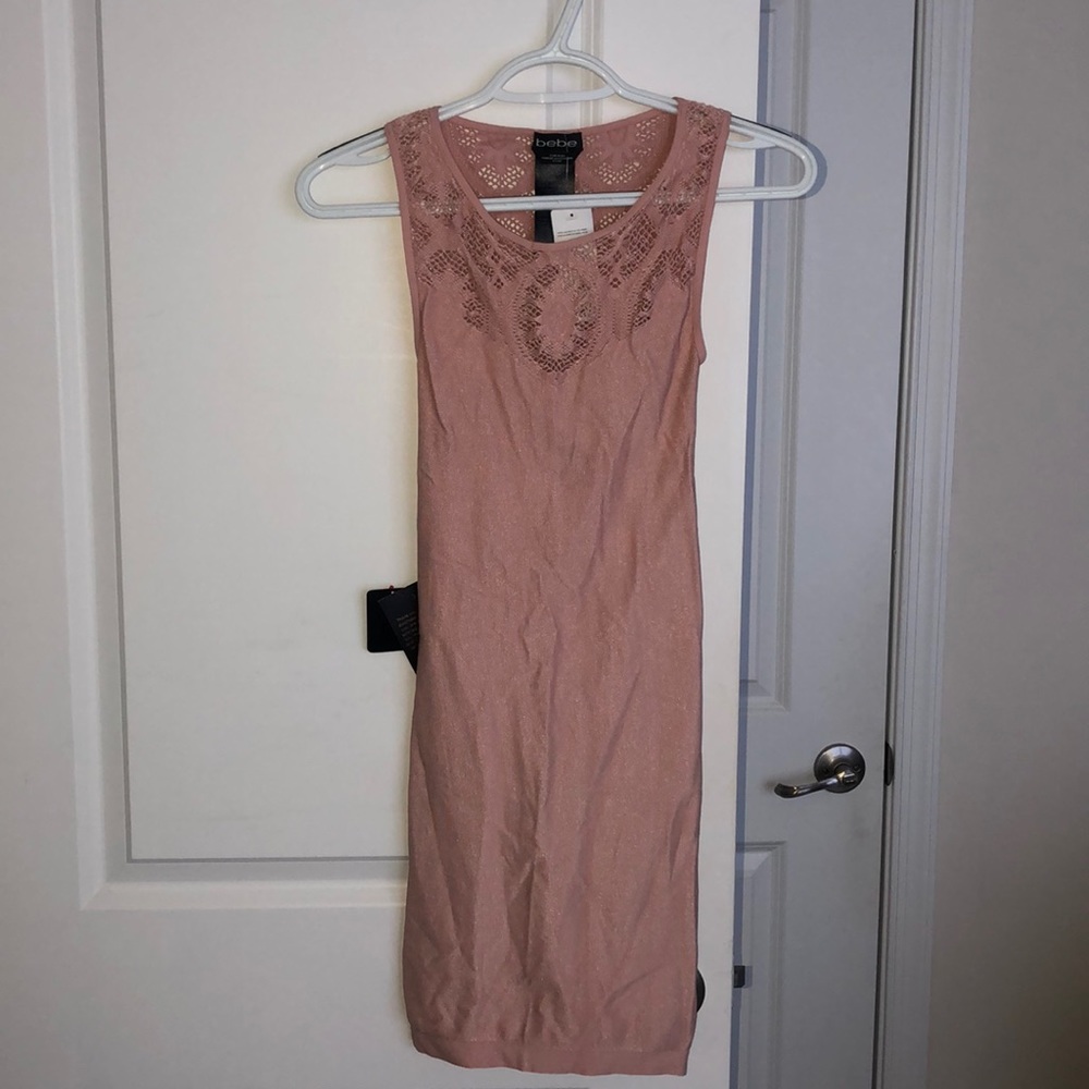 Bebe Piper Lace Cut Out Dress